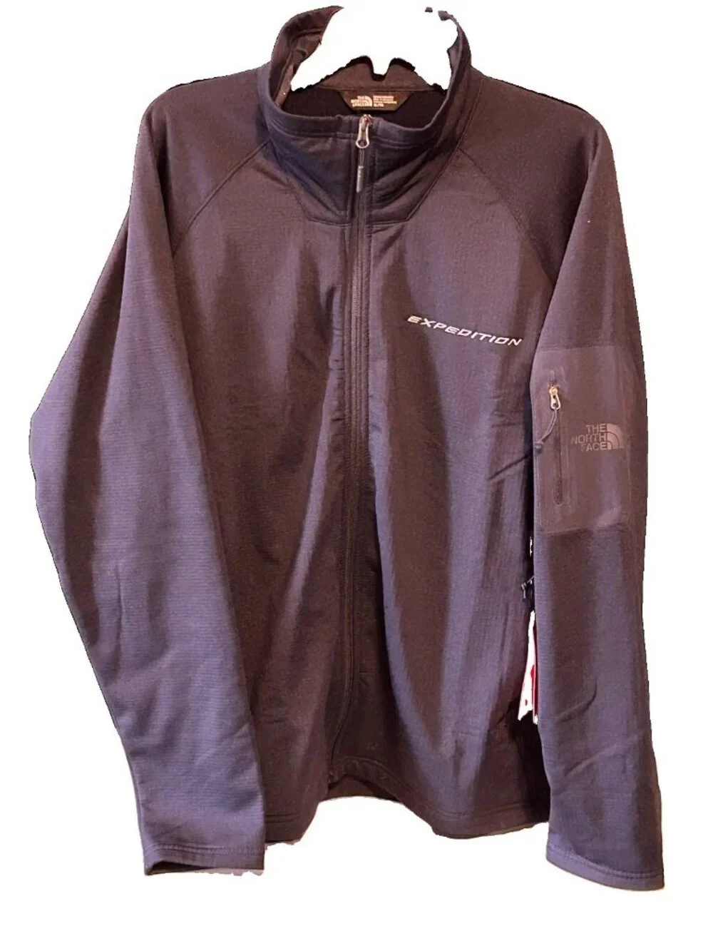 The North Face Men’s Blue Long Sleeve Activewear Fleece Full-Zip Jacket Size XL
